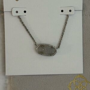 Kendra Scott Silver Pendant Necklace